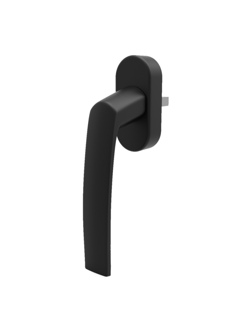 WINDOW HANDLE AL LARA 9005 MATTE