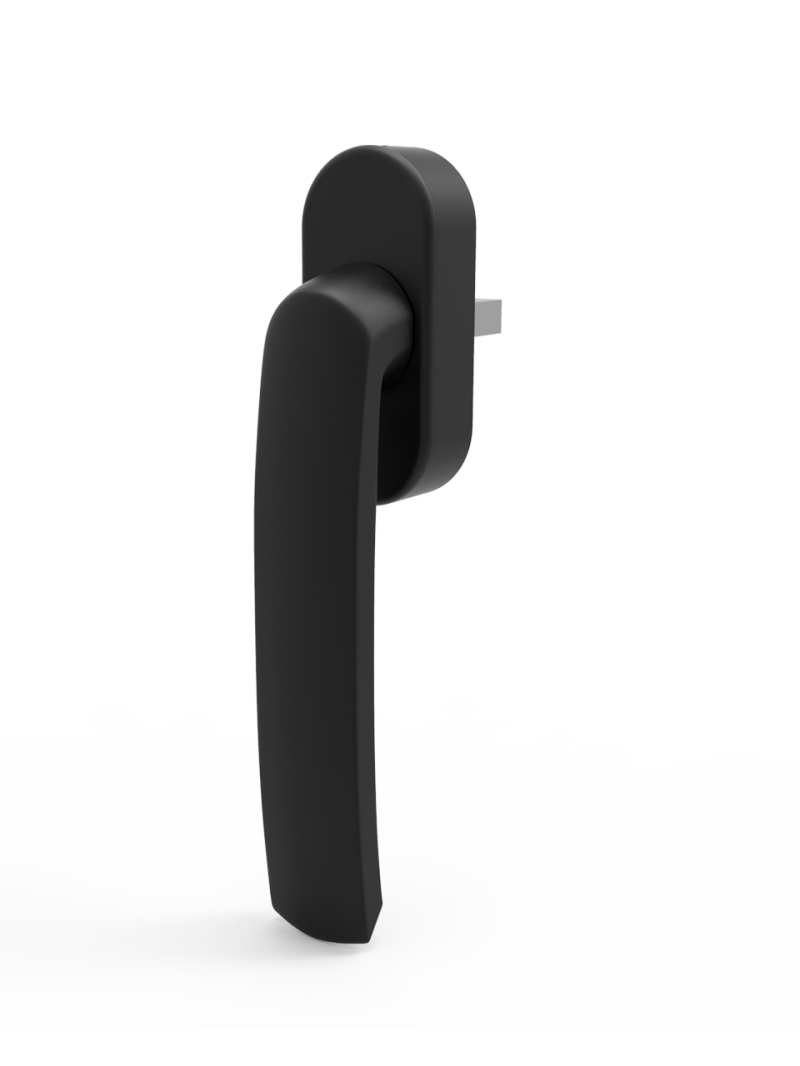 WINDOW HANDLE AL FLAT 9005 MATTE