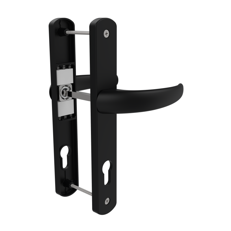 DOOR HANDLE AL EGE 85 MM AXIS LONG&WIDE 9005 MATTE