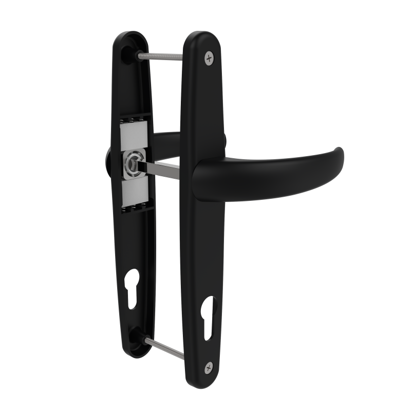 DOOR HANDLE AL EGE 92 MM AXIS DELUXE 9005 MATTE