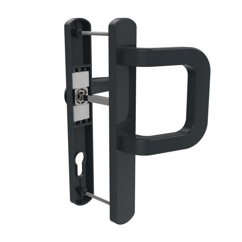 DOOR HANDLE AL EGE 92 MM AXIS LONG&WIDE D TYPE 7016
