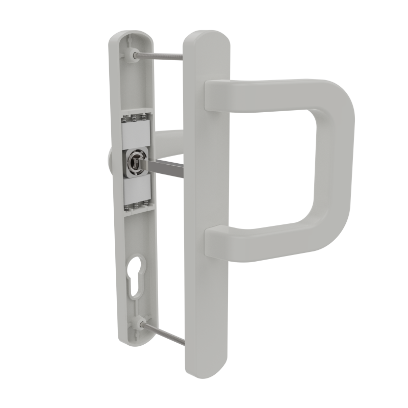 DOOR HANDLE AL EGE 92 MM AXIS LONG&WIDE D TYPE 9016