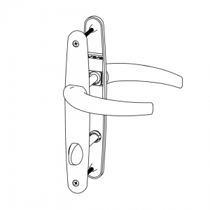 DOOR HANDLE PL EGE WC TYPE DELUXE 8003