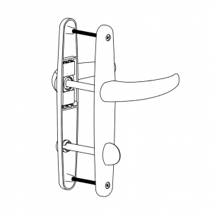 DOOR HANDLE PL EGE WC TYPE DELUXE 9016