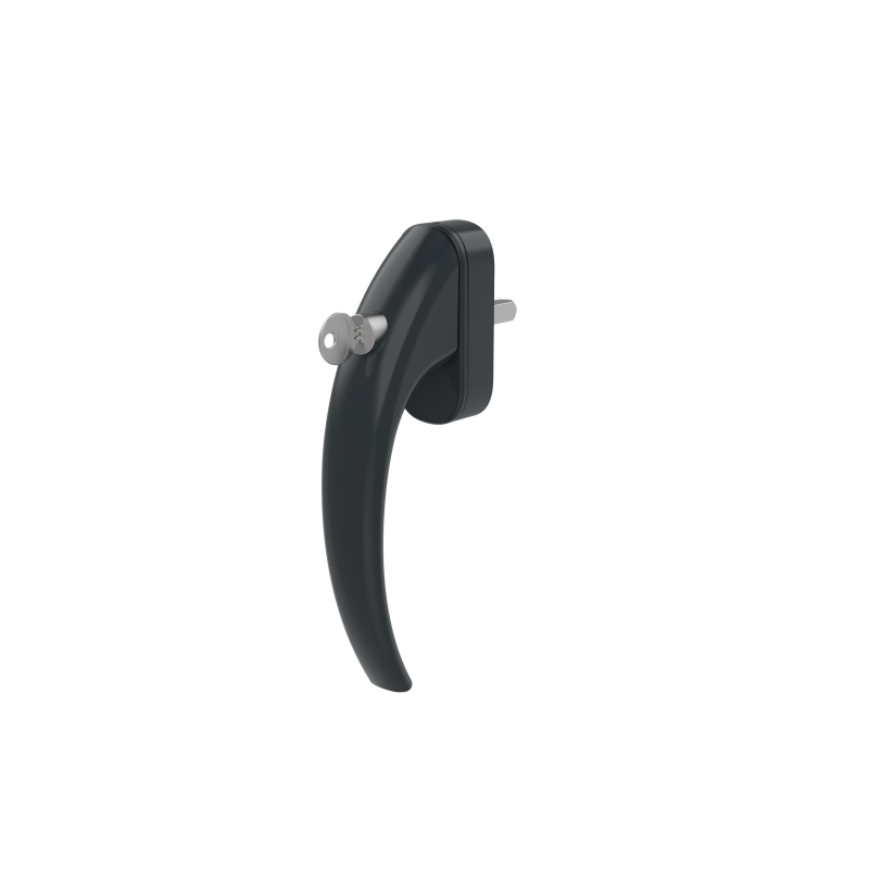 WINDOW HANDLE AL EGE ACOUSTIC LOCKABLE 7016