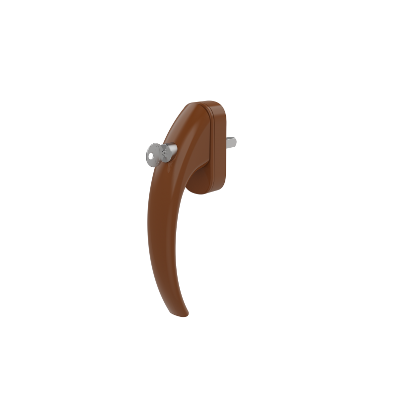 WINDOW HANDLE AL EGE ACOUSTIC LOCKABLE 8003