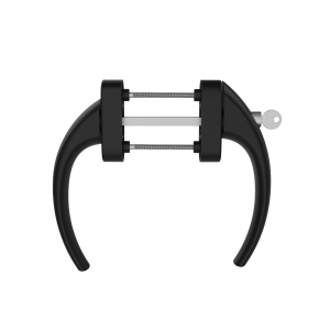 SLIDING GROUP AL EGE SET LOCKABLE 9005 MATTE
