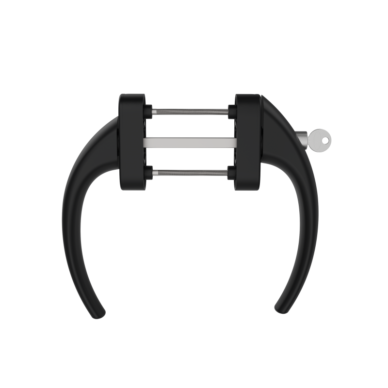 SLIDING GROUP AL EGE SET LOCKABLE 9005 MATTE