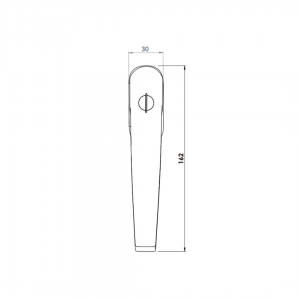 SLIDING GROUP AL EGE SET LOCKABLE ELOXAL FINISH