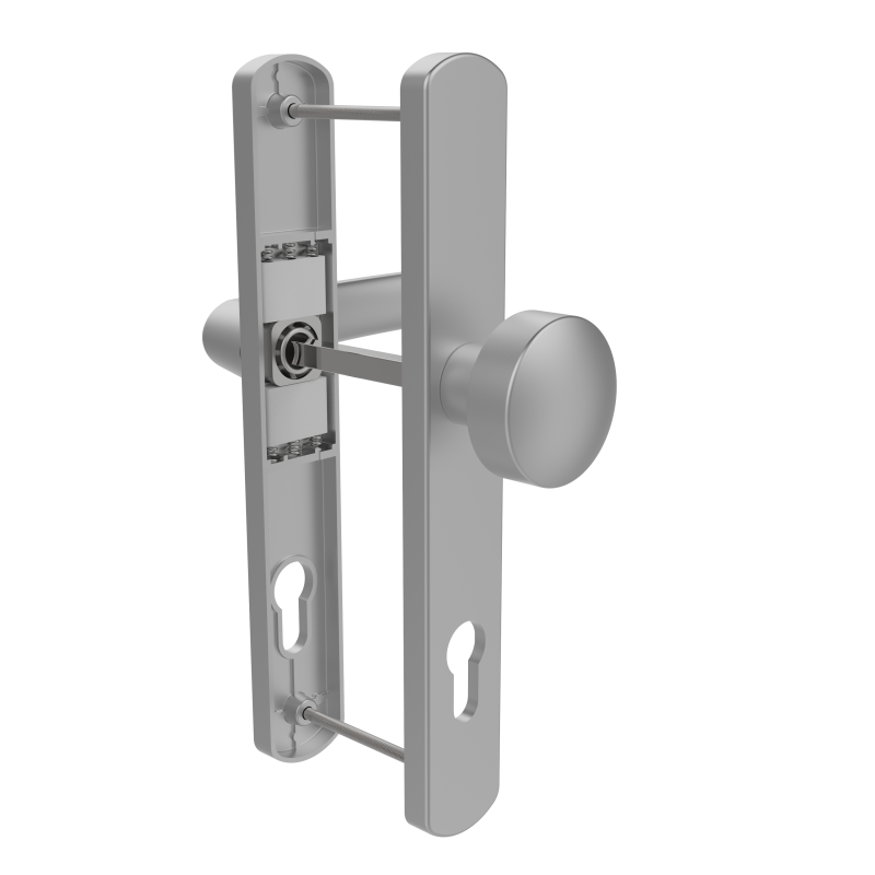DOOR HANDLE AL JUMBO LARA 85 MM AXIS LONG&WIDE KNOB TYPE ELOXAL FINISH