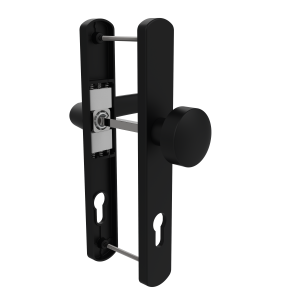 DOOR HANDLE AL JUMBO LARA 92 MM AXIS LONG&WIDE KNOB TYPE 9005 MATTE