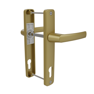 DOOR HANDLE AL LARA 85 MM AXIS LONG&WIDE GOLD FINISH