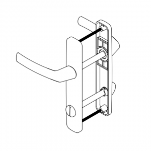 DOOR HANDLE AL LARA WC TYPE 7016