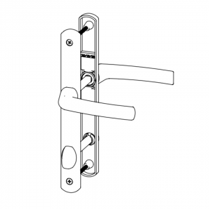 DOOR HANDLE AL LARA WC TYPE LONG&WIDE ELOXAL FINISH