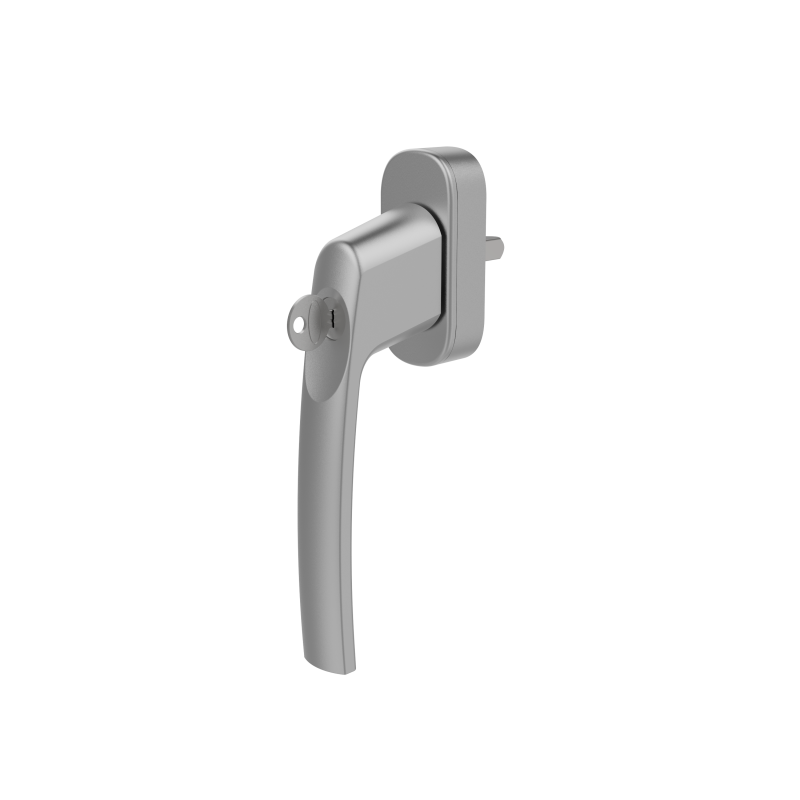 WINDOW HANDLE AL LARA ACOUSTIC LOCKABLE ELOXAL FINISH