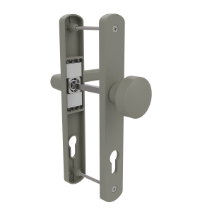 DOOR HANDLE AL JUMBO MILANO 85 MM AXIS LONG&WIDE KNOB TYPE CHAMPAHNE FINISH