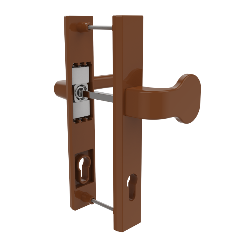 DOOR HANDLE AL JUMBO MILANO 92 MM AXIS 46 MM STRONG PULL TYPE 8003
