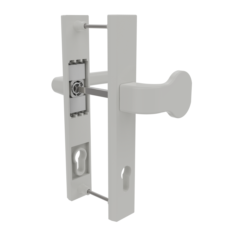 DOOR HANDLE AL JUMBO MILANO 92 MM AXIS 46 MM STRONG PULL TYPE 9016