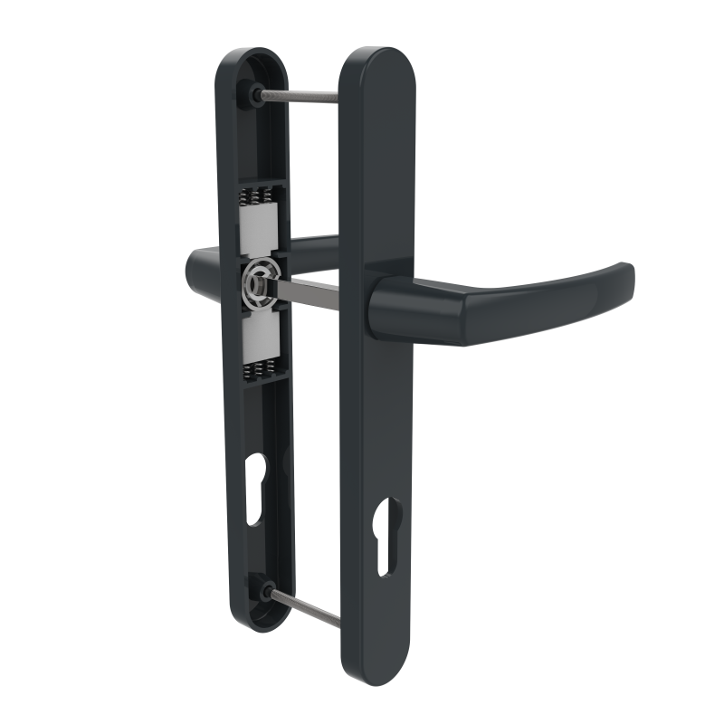 DOOR HANDLE AL MILANO 85 MM AXIS 30 MM LONG&OVAL 7016