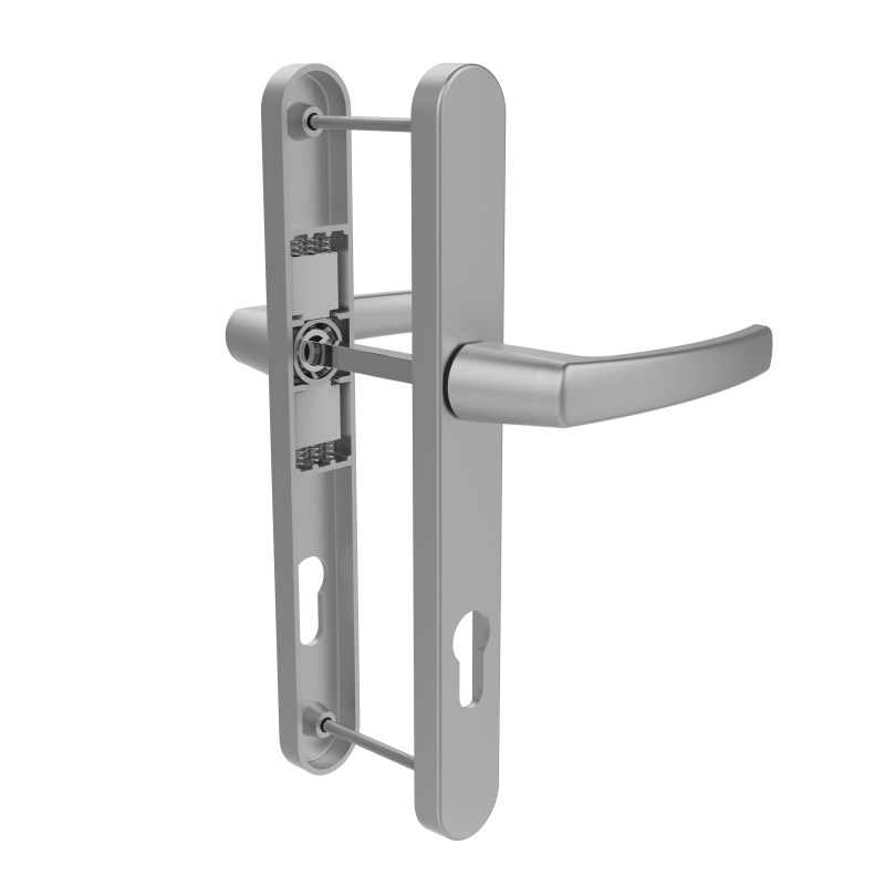 DOOR HANDLE AL MILANO 85 MM AXIS 30 MM LONG&OVAL ELOXAL FINISH