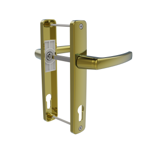 DOOR HANDLE AL MILANO 85 MM AXIS GOLD ANODIZED
