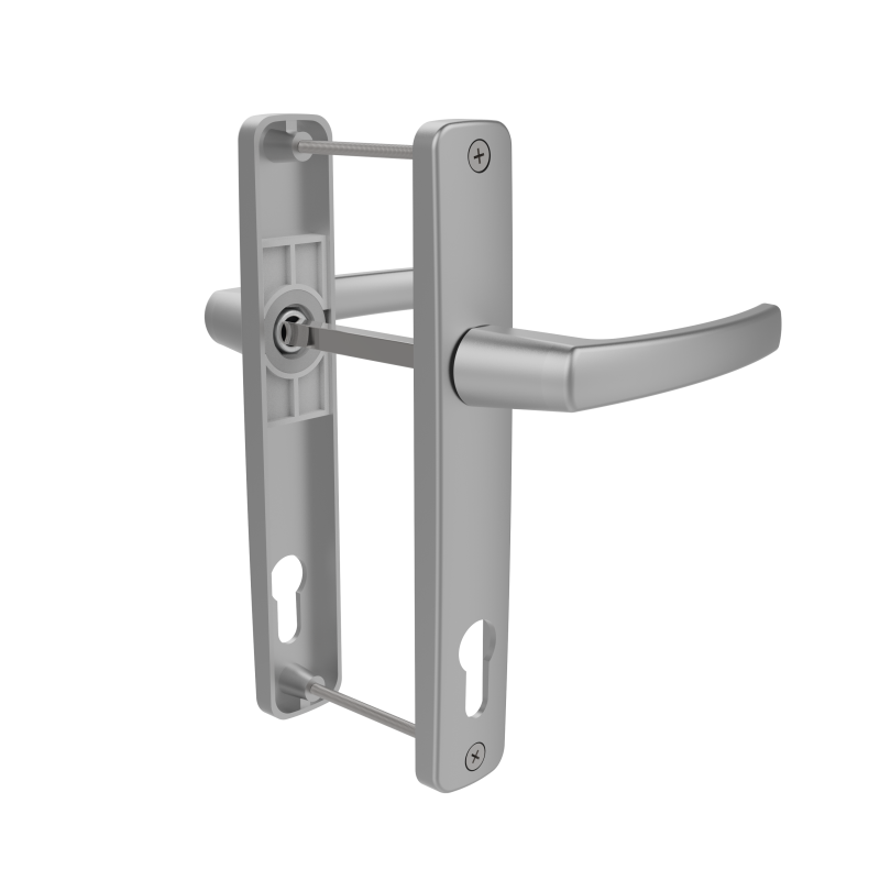 DOOR HANDLE AL MILANO 92 MM AXIS ELOXAL FINISH