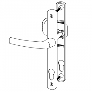 DOOR HANDLE AL MILANO 92 MM AXIS LONG&NARROW PULL TYPE 8003