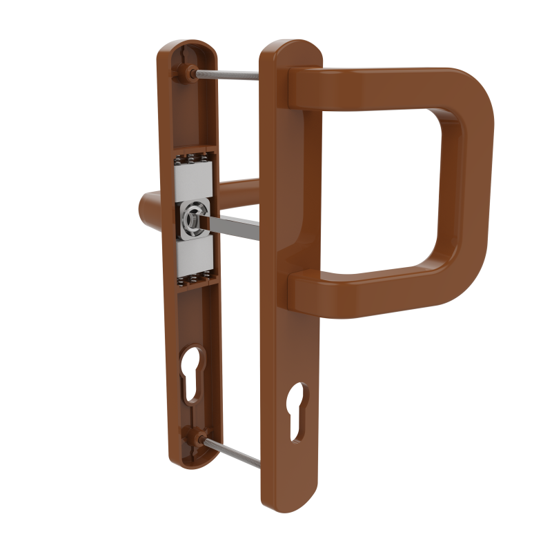 DOOR HANDLE AL MILANO 92 MM AXIS LONG&WIDE D TYPE 8003