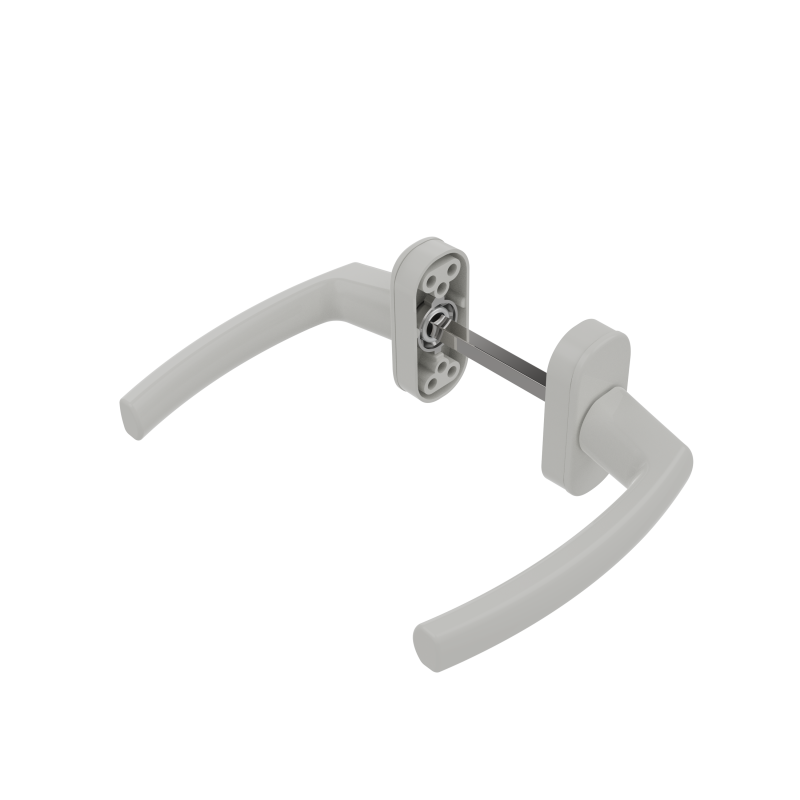 DOOR HANDLE AL MILANO LEVER 9016