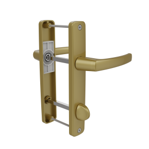 DOOR HANDLE AL MILANO WC TYPE GOLD FINISH
