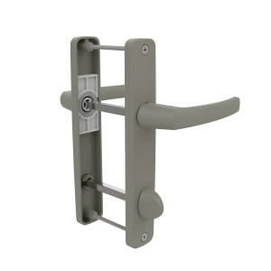 DOOR HANDLE AL MILANO WC TYPE CHAMPAHNE FINISH
