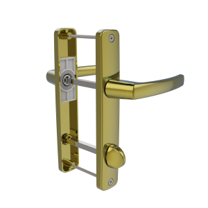 DOOR HANDLE AL MILANO WC TYPE GOLD ANODIZED