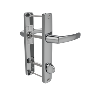 DOOR HANDLE AL MILANO WC TYPE CHROME ANODIED
