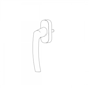 WINDOW HANDLE AL MILANO 8003