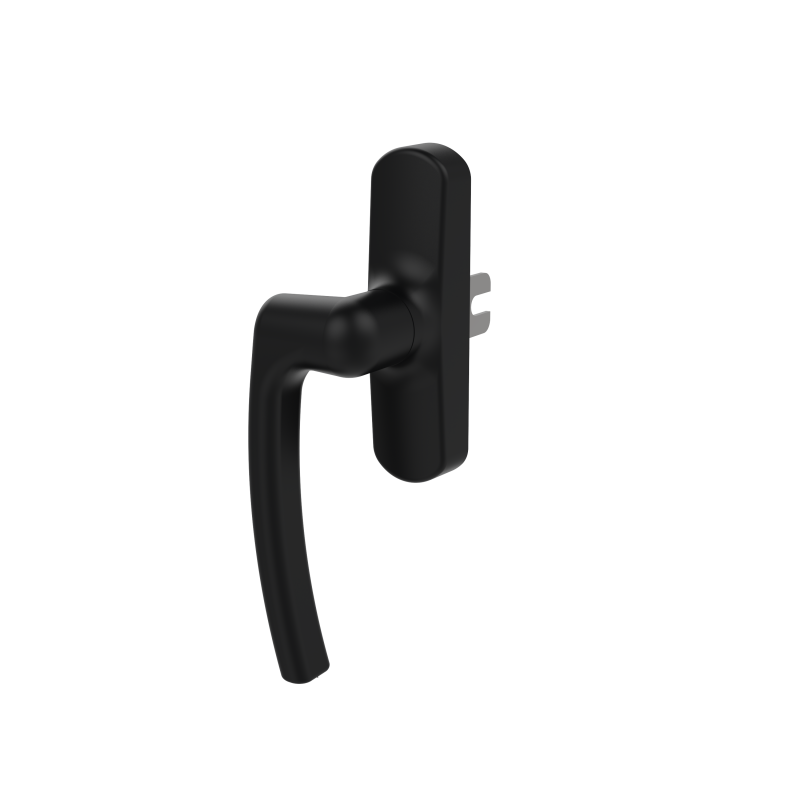 WINDOW HANDLE AL MILANO FACADE 9005 MATTE