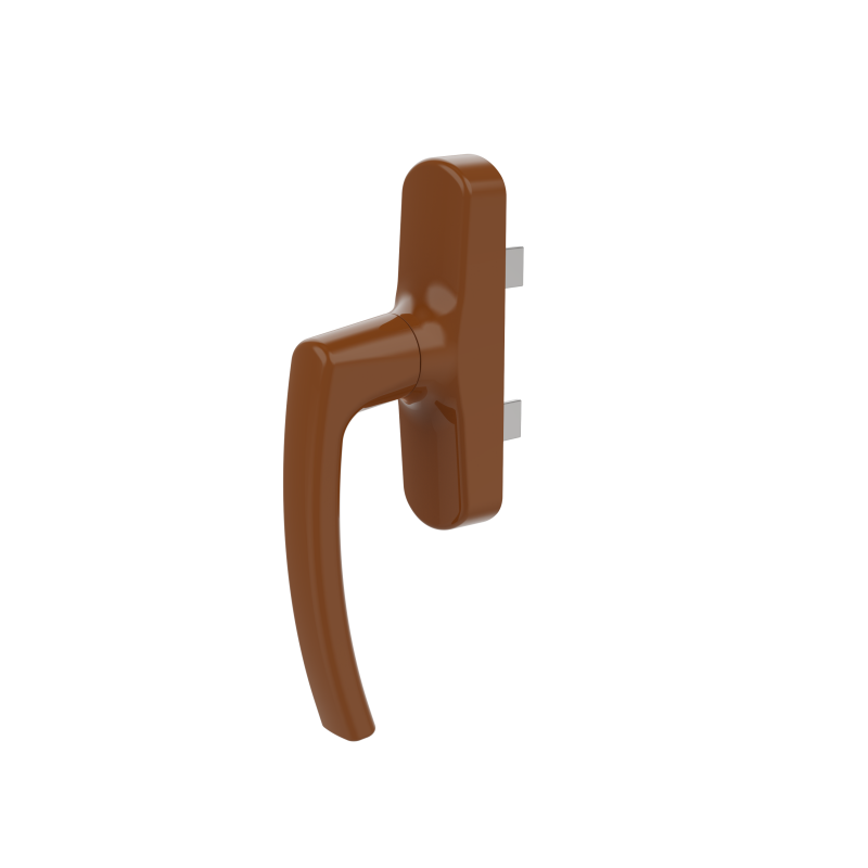 WINDOW HANDLE AL MILANO AXIAL DOUBLE FORKED 8003