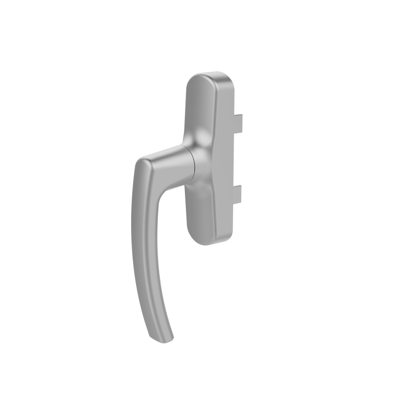 WINDOW HANDLE AL MILANO AXIAL DOUBLE FORKED ELOXAL FINISH
