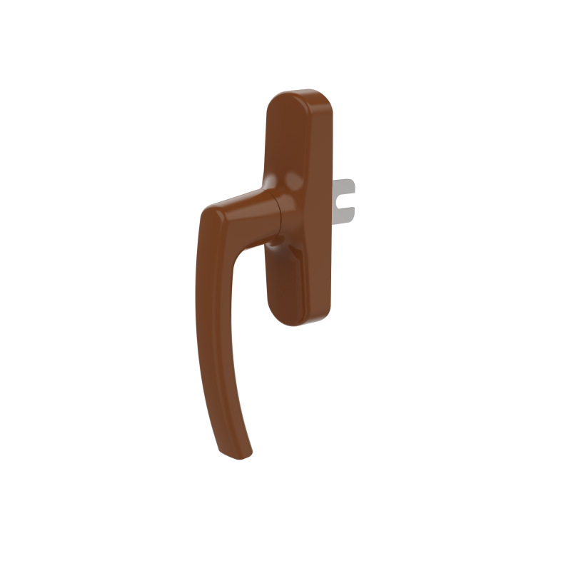 WINDOW HANDLE AL MILANO AXIAL SHORT FORKED 8003