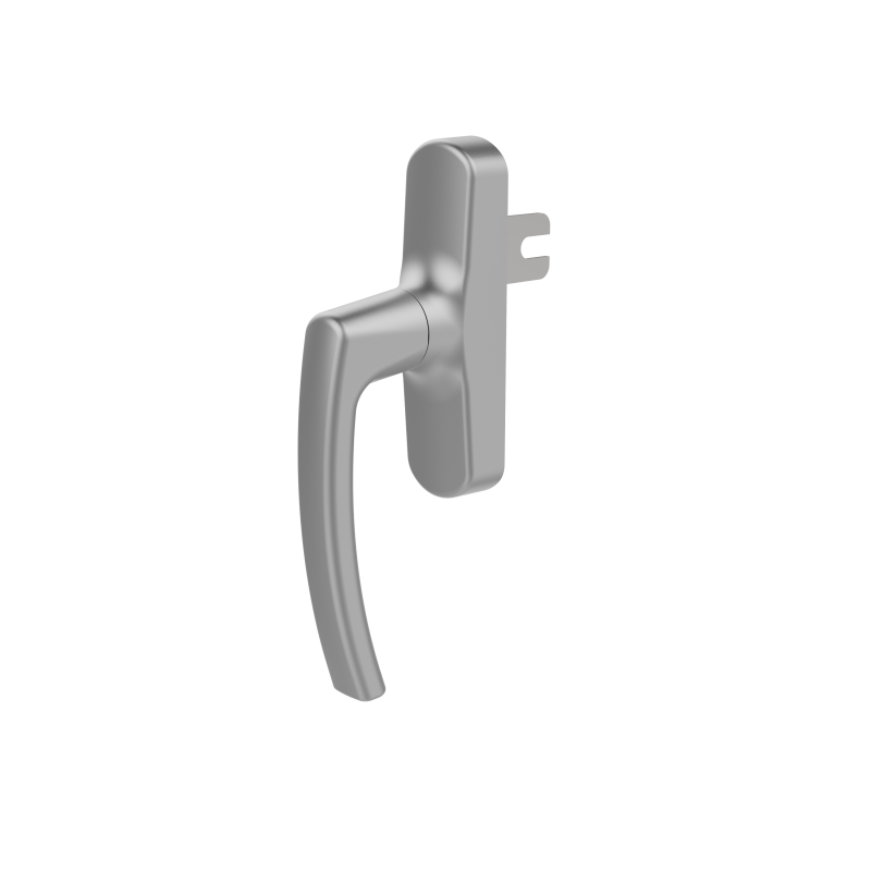 WINDOW HANDLE AL MILANO AXIAL SINGLE FORKED ELOXAL FINISH