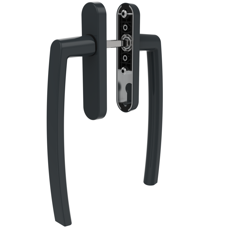 SLIDING GROUP AL JUMBO MILANO HEBE SCHIEBE SET DOUBLE WITHOUT BARREL HOLE 7016