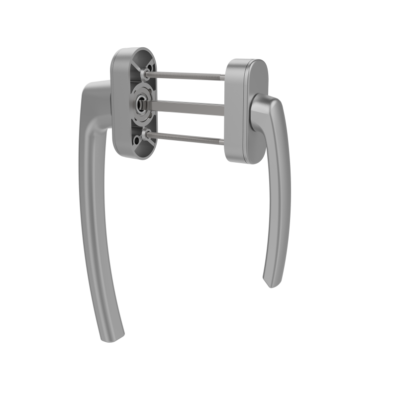 SLIDING GROUP AL MEGA MILANO FLAT SET ELOXAL FINISH