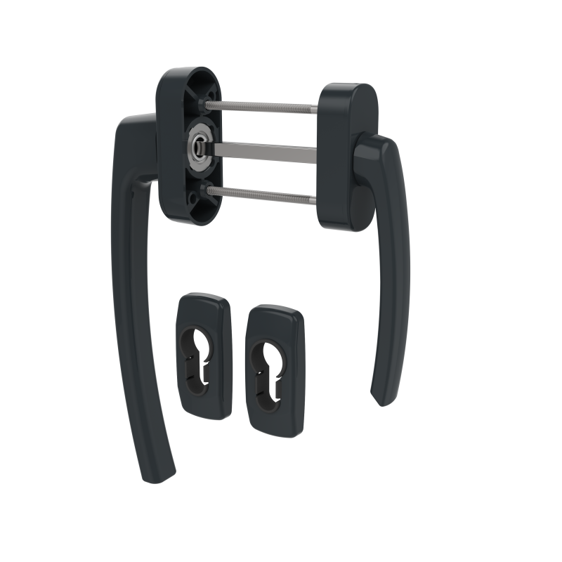 SLIDING GROUP AL MEGA MILANO FLAT SET WITH ROSETTE 7016