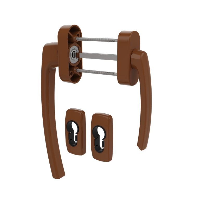 SLIDING GROUP AL MEGA MILANO FLAT SET WITH ROSETTE 8003