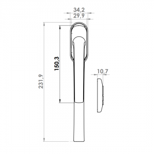 SLIDING GROUP AL MEGA MILANO FLAT SET WITH ROSETTE 8003