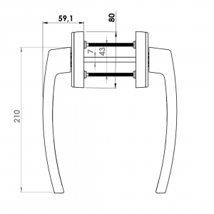 SLIDING GROUP AL MEGA MILANO SET 9005 MATTE