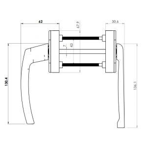 SLIDING GROUP AL MILANO ZERO SET 9005 MATTE