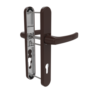 DOOR HANDLE AL JUMBO MILANO 92 MM AXIS WITH ZAMAC BODY 8017