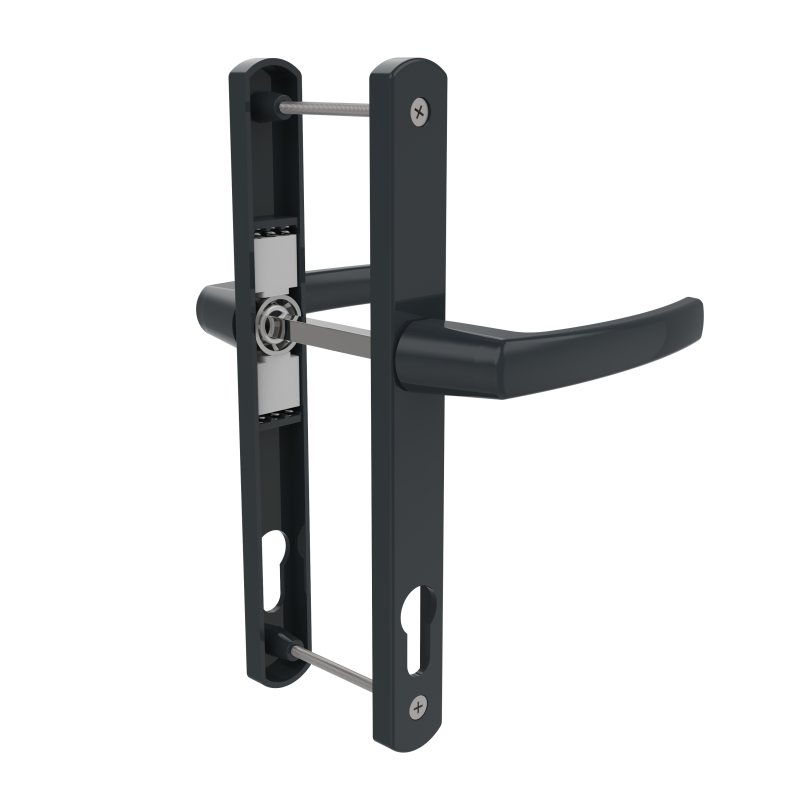 DOOR HANDLE AL MILANO 92 MM AXIS LONG&NARROW 7016