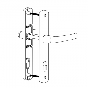 DOOR HANDLE AL MILANO 92 MM AXIS LONG&WIDE 8003
