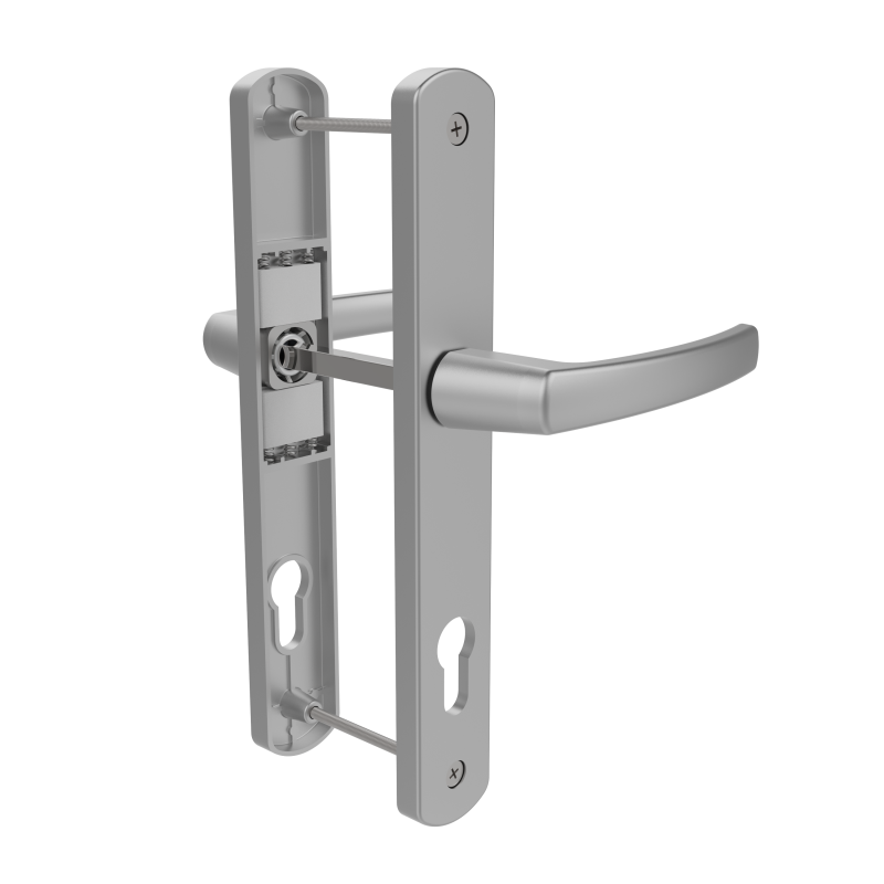 DOOR HANDLE AL MILANO 92 MM AXIS LONG&WIDE ELOXAL FINISH